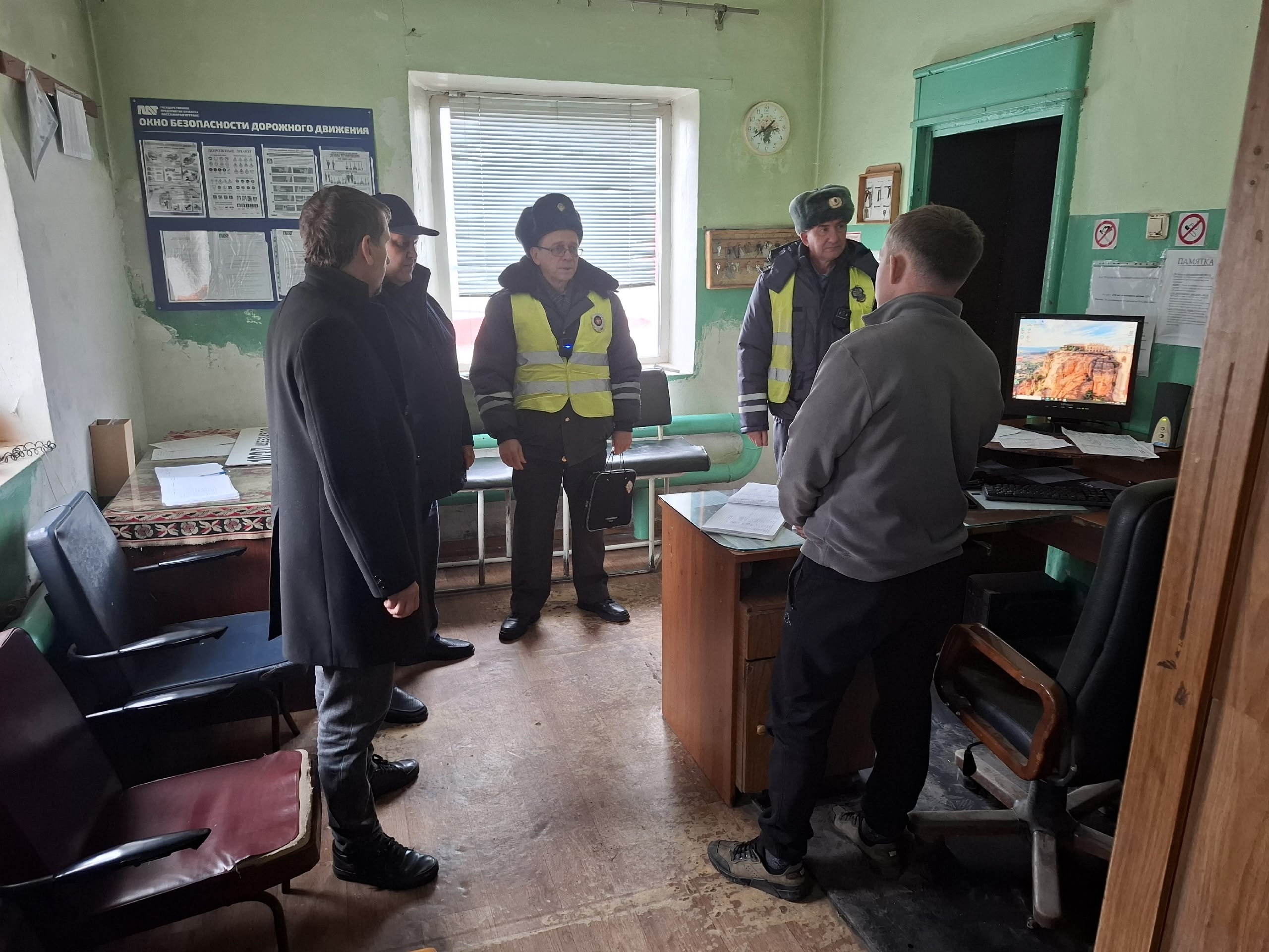 Инспекционный визит в Гурьевский филиал ГПК «Пассажиравтотранс»